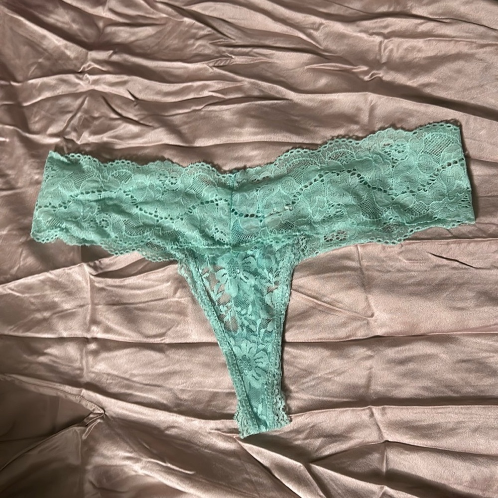 Blue thong